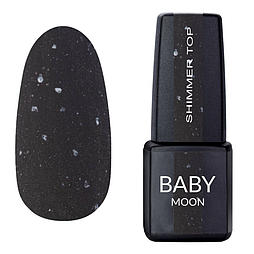 Топ для нігтів із шимером Baby Moon Shimmer Top №024, 6 мл