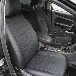 Чохли на сидіння Фольксваген Т5 (Volkswagen T5) 1+1 (універсальні, кожзам, з окремим підголовником)