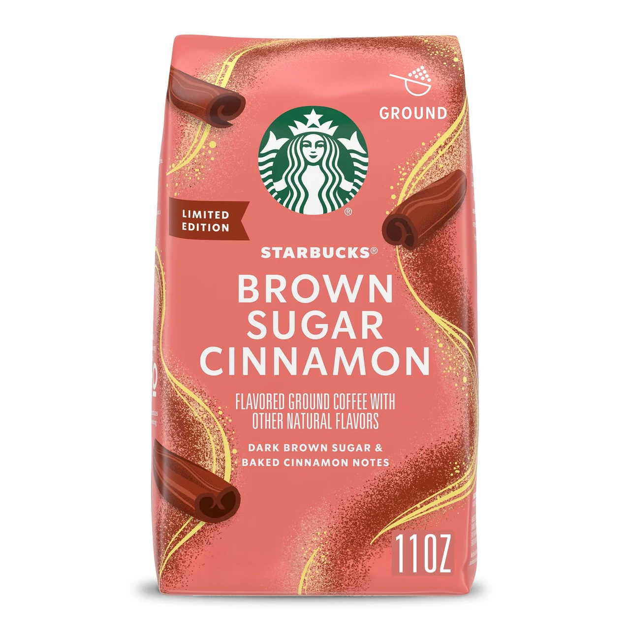 Мелена кава Starbucks Brown Sugar Cinnamon Naturally Flavored Coffee, 311г