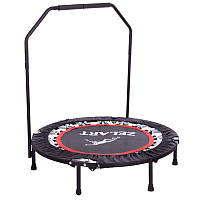 Фітнес батут із подвійною ручкою складаний круглий 101 см Zelart TX-6388B-40