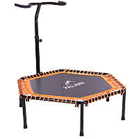 Фітнес-батут із ручкою шестикутний 127 см Zelart TX-B6919-50