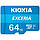 Карта пам'яті Kioxia MicroSDXC 64GB UHS-I Class 10 Exceria R100MB/s (LMEX1L064GG2) + SD-адаптер, фото 2
