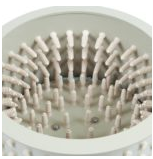 Машина для зняття пера (скубання) для перепелів, голубів (перознімна, перощипальна машина), бак 280 мм, фото 2