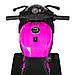 Дитячий електромотоцикл Bambi Racer M 5023EL колеса EVA, мотор 45W, USB, шкіряне сидіння, музика, світло, фото 4