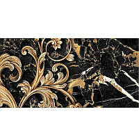 Плитка Golden Tile Saint Laurent черный декор №3 9АС331 30x60