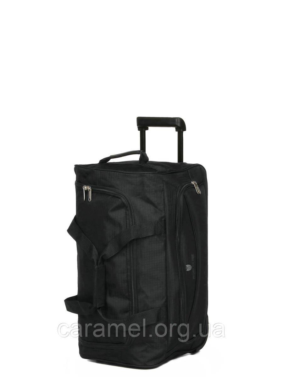 Сумка на колесах мала S чорна 55x28x30см/46л/2кг/Worldline 898-55