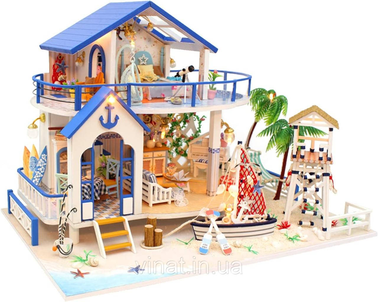 Румбокс Вілла біля моря Інтер'єрний конструктор DIY House Легенди моря 13844, фото 1