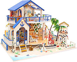 Румбокс Вілла біля моря Інтер'єрний конструктор DIY House Легенди моря Roombox 13844