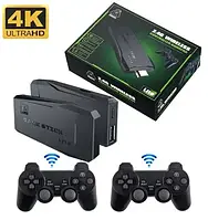 Компактная игровая приставка 20000 игр HDMI Game Stick Lite M8 64 Gb 4K Ultra HD с двумя джойстиками