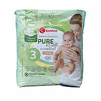 Дитячі підгузники Kruidvat Pure & Soft 3 (4-9 кг), 28 шт