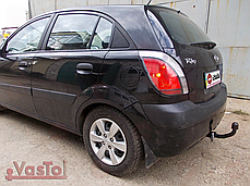 Фаркоп Kia Rio 2 хетчбек 2005-2011 (Кіа Ріо 2) без підрізу бампера, фото 4