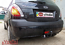 Фаркоп Kia Rio 2 хетчбек 2005-2011 (Кіа Ріо 2) без підрізу бампера, фото 5