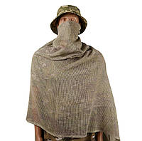 Снайперская маскировочная сетка-шарф 220х100см тактический армейский для военных