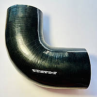 Патрубок (шланг) силиконовый угловой (90 градусов) диаметр 90 мм