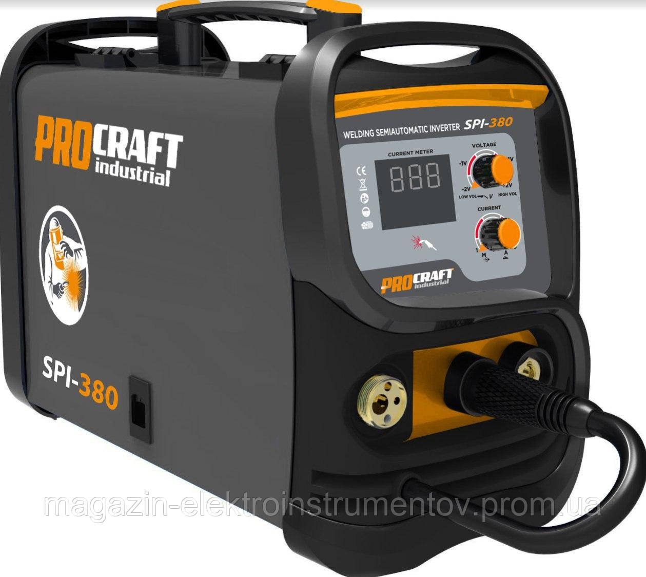 Інверторний зварювальний напівавтомат Procraft industrial SPI380 new