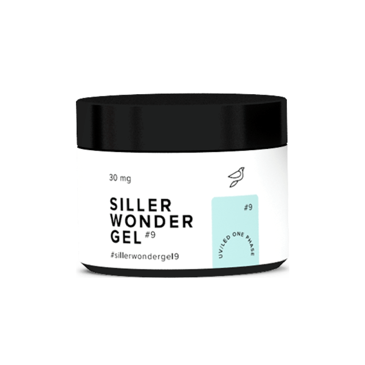 Гель для нарощування Siller Wonder Gel №9 (ніжно-м'ятний), 30 мл