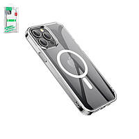 Чехол Hoco Magnetic airbag series для iPhone 15 Pro, ударопрочный, прозрачный, магнитный, пластик, MagSafe,