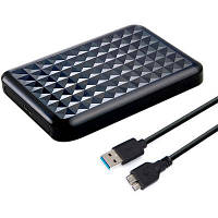 Карман внешний Dynamode 2.5" SATA HDD/SSD USB 3.0 Black (DM-CAD-25318) ASN