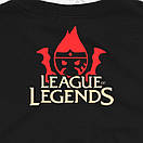 Футболка чорна Morze League of Legends  V11, фото 5