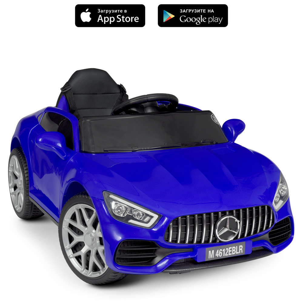 Дитячий електромобіль Bambi Racer Mercedes-Benz M 4612EBLR музика, світло, 2 мотори