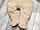 68 3-5 міс з підкладкою махровий пухнастий плюшевий  чоловічок для новонароджених на виписку з вушками 3881 КПЧ, фото 6