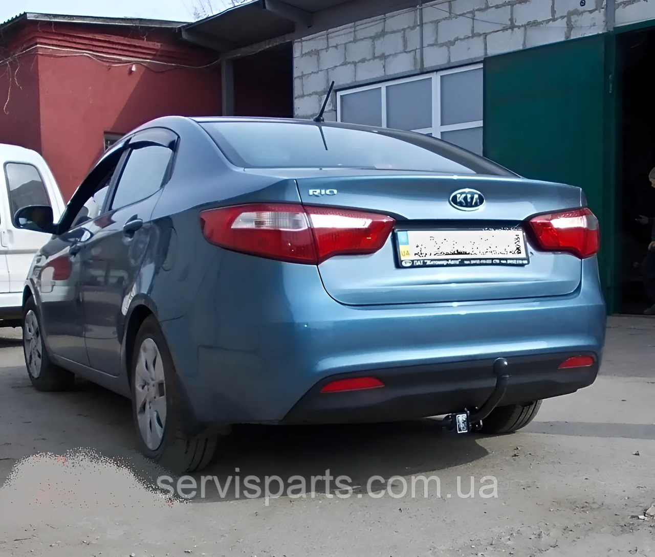 Фаркоп Kia Rio 3 седан 2011-2017 (Кіа Ріо 3) гак на болтах