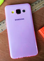 Силиконовый чехол 0,3 мм для Samsung А3 (2015), Pink