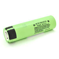 Аккумулятор 18650 Li-Ion NCR18650GA TipTop, 3500mAh, 10A, 4.2/3.6/2.5V, green Panasonic (NCR18650GA) ASN