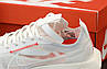 Жіночі модні кросівки Nike Vista Lite White Red Найк Віста літні білі з червоним сітка на високій підошві, фото 11