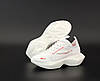 Жіночі модні кросівки Nike Vista Lite White Red Найк Віста літні білі з червоним сітка на високій підошві, фото 3