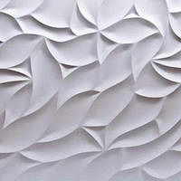 Декоративные гипсовые 3D панели Листья 50*50*2,8 см