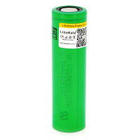 Аккумулятор 18650 Li-Ion 2600mah (2450-2650mah), 3.7V (2.75-4.2V), green, PVC BOX Liitokala (Lii-VTC5) ASN