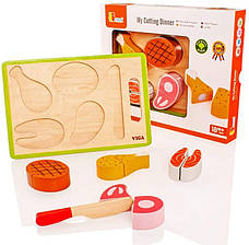 Набір іграшок Пікнік Viga Toys 50980 Дерев'яні іграшки продукти, фото 4