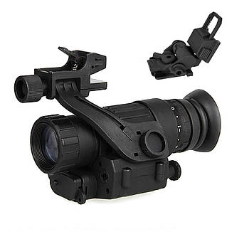 Тактичний монокуляр нічного бачення Night Vision PVS-14 + адаптер на шолом L4G24