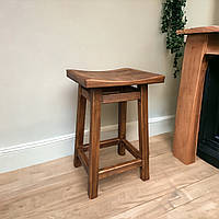 Табурет ПАБ Хвиля Дерев'яний з масиву дерева Вільха для Кав'ярні Балкону Кухні 58 см