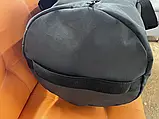 Велика сумка баул 120л Oxford 600D з PVC просоченням сірий, фото 2