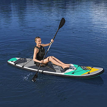 Дошка для SUP серфінгу (305-84-12см, дошка, весло, ручний насос, сумка) SUP-борд Bestway 65375 Бірюзовий