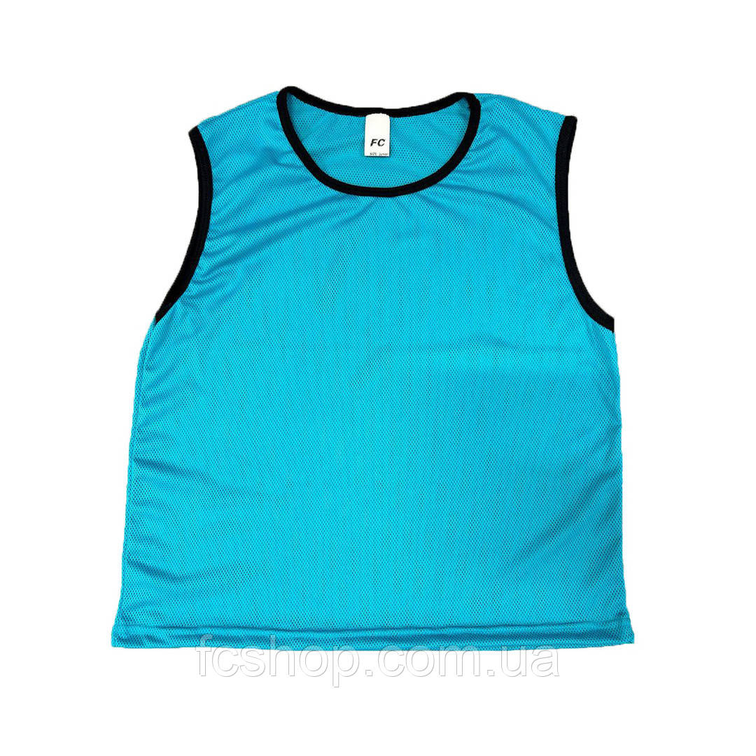 Спортивна манишка FC (бірюзовий) SENIOR 1712-BB, Бірюзовий, Розмір (EU) — L-XL