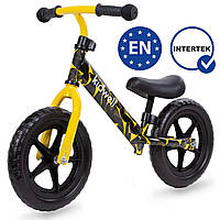 Детский беговел-велосипед Kidwell REBEL Yellow, Беговел для малышей без педалей HAA