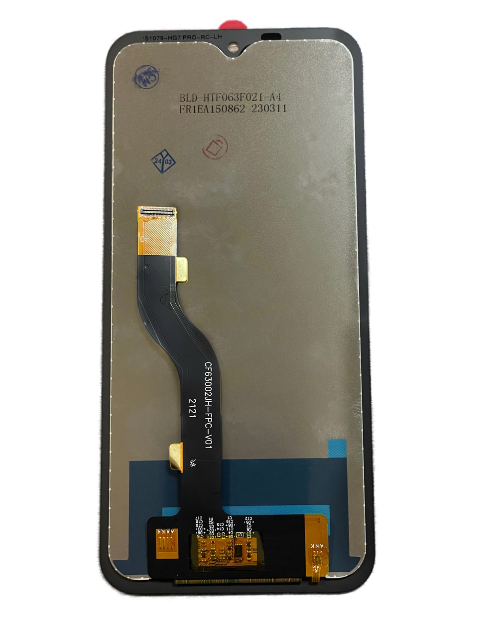 Дисплей Hotwav Cyber 7 5G модуль в зборі з тачскріном, чорний, Original PRC