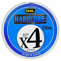 Шнур Duel Hardcore X4 200м 0.171мм 8.0кг 5Color 1.0 (714573 H3247) IN, код: 7715956