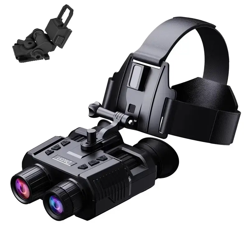 Бінокулярний прилад нічного бачення на голову Dsoon NV8000 (до 400м у темряві) + кріплення на шолом FMA L4G24