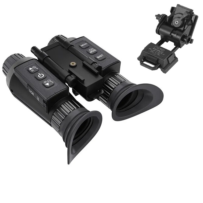 Бінокль нічного бачення NV8300 Super Light 4K HD 36MP 3D (до 500м) + кріплення Wilcox L4G24 (метал)