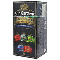 Асорті з п'яти видів чаю Sun Gardens Assorted Teas 25 пакетиків 48.5 грам