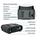 Бінокль нічного бачення BNV21 5х (до 500м) + картка пам'яті на 32Гб, фото 5