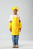 Фартух для праці і творчості з косинкою 6-10 років (жовтий)