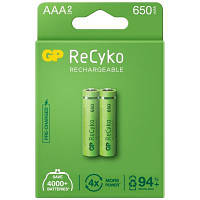 Аккумулятор Gp AAA 65AAAHCE-EB2 Recyko 650 mAh * 2 (65AAAHCE / 4891199186677) ASN