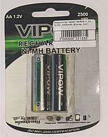 Аккумулятор "Vipow" AA / R06 (1.2V, Ni-Mh, 2500mAh, блистер, 2шт)