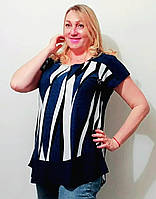 Жіноча блуза-туніка. Розміри: 52, 54, 56, 58, 60