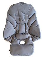 Чохол DavLu до стільчика для годування Peg Perego Siesta середньо-сірий (000045)